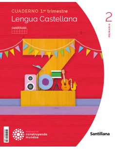 CUADERNO LENGUA 1 2ºPRIMARIA CUADRICULA CONSTRUYENDO MUNDOS 2023